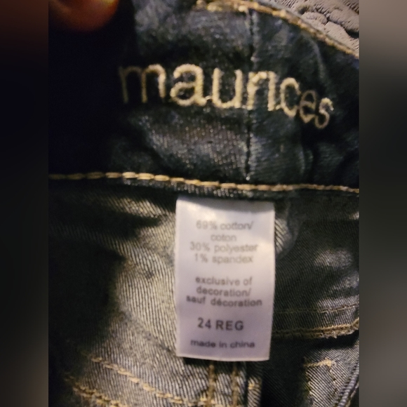 Maurices Flare Leg Jean's size 24R - Picture 3 of 4